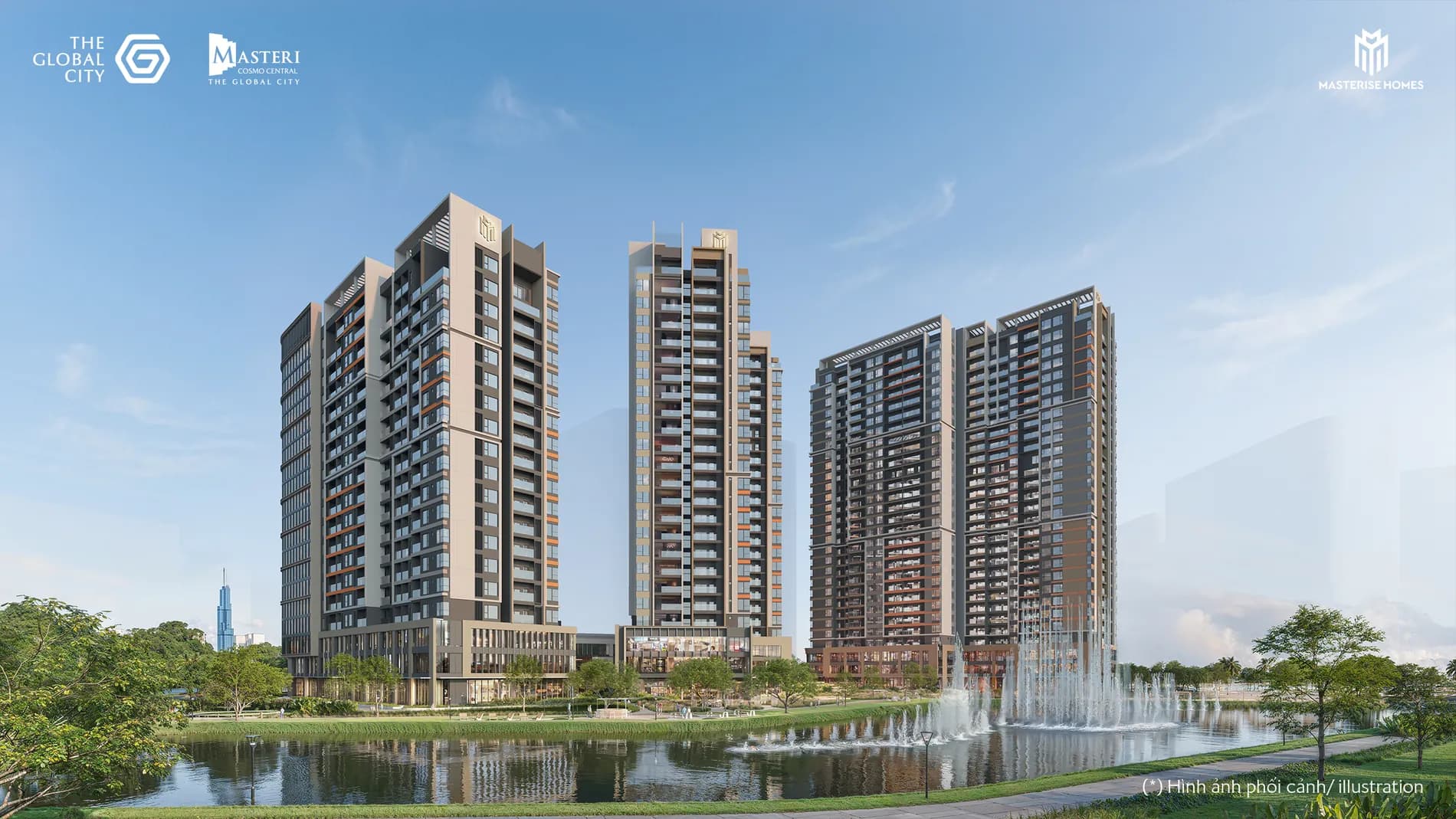 Masteri Cosmo Central — The Global City — východní Saigon